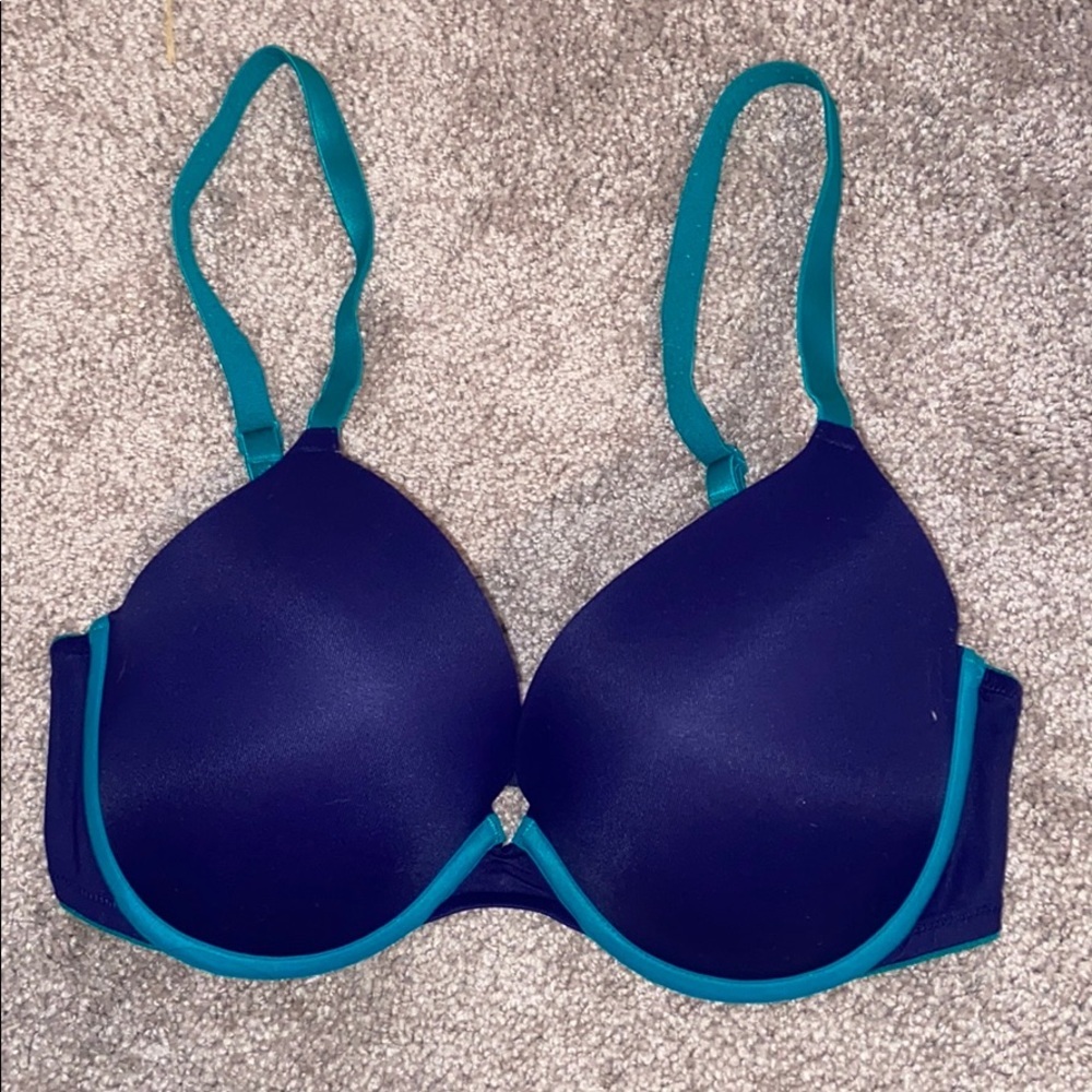 Victoria’s Secret PINK 34D bra purple teal women’s